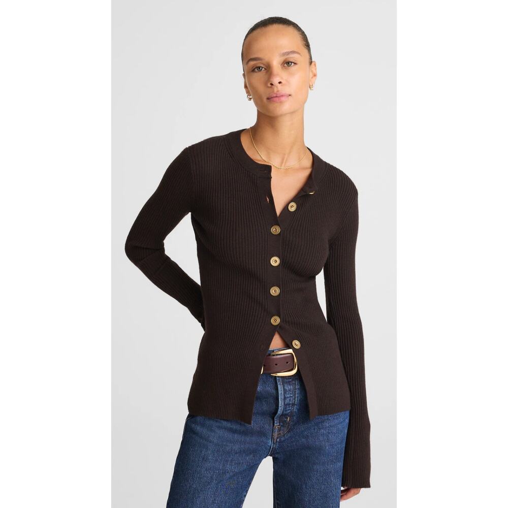 Madewell | NWT Longline Cardigan Jacket‎ in Molasses | Sz M
